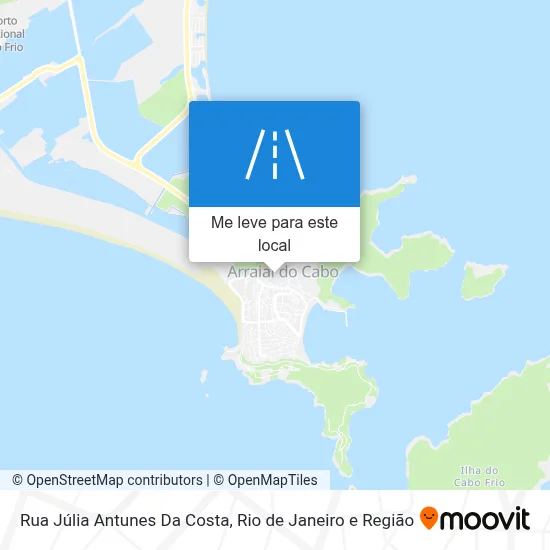 Rua Júlia Antunes Da Costa mapa