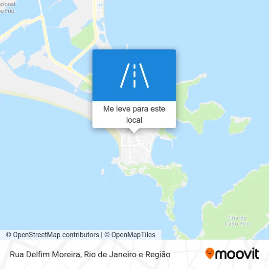Rua Delfim Moreira mapa