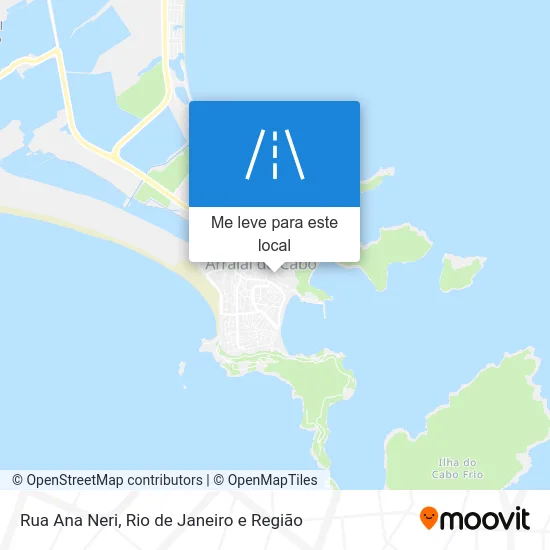 Rua Ana Neri mapa