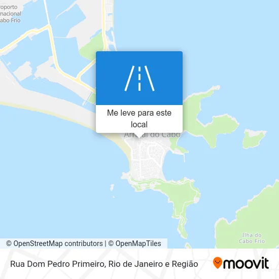 Rua Dom Pedro Primeiro mapa