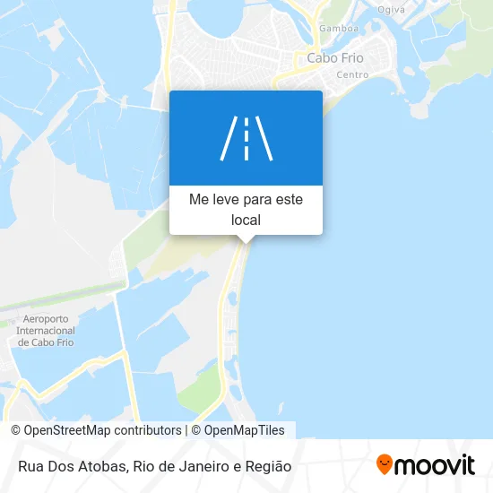 Rua Dos Atobas mapa