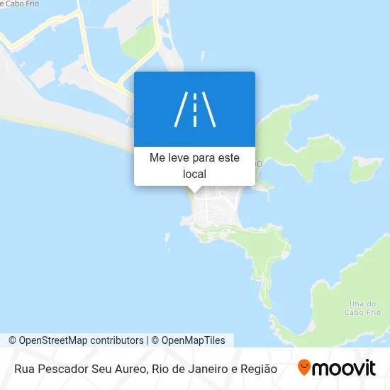Rua Pescador Seu Aureo mapa