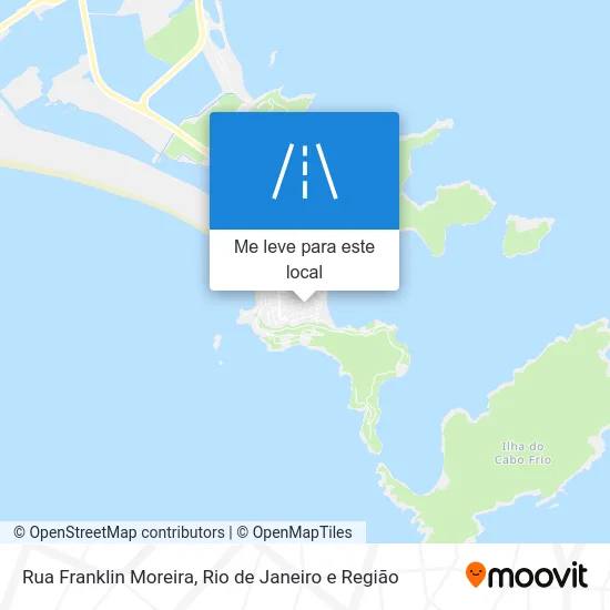 Rua Franklin Moreira mapa