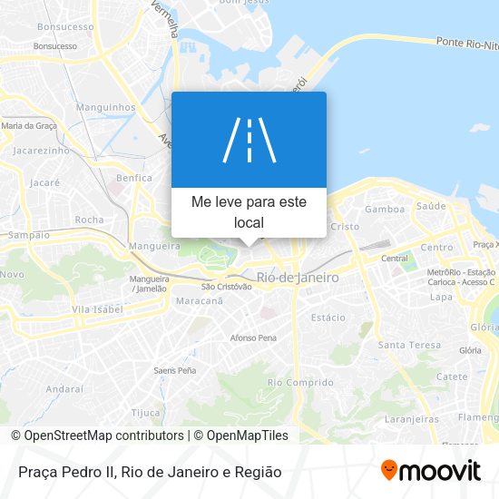 Praça Pedro II mapa