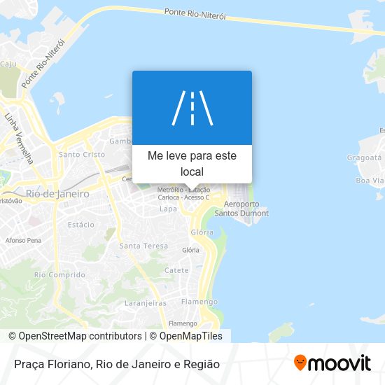 Praça Floriano mapa