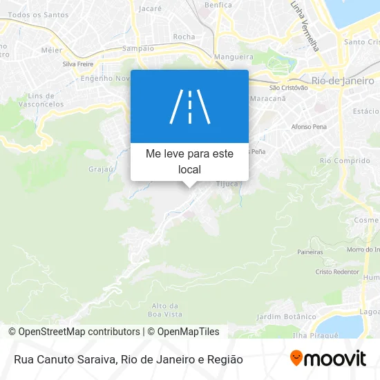 Rua Canuto Saraiva mapa