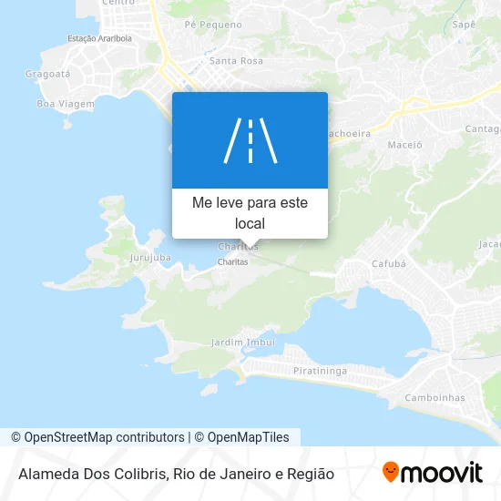 Alameda Dos Colibris mapa
