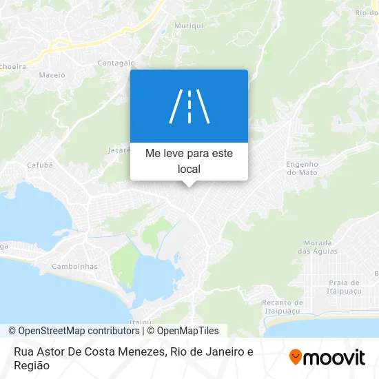 Rua Astor De Costa Menezes mapa