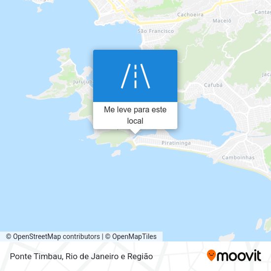 Ponte Timbau mapa