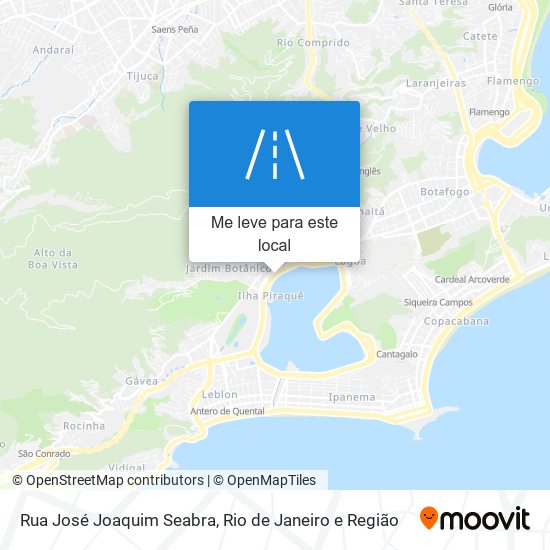 Rua José Joaquim Seabra mapa
