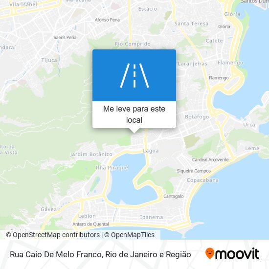 Rua Caio De Melo Franco mapa