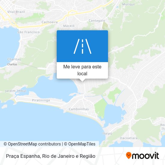 Praça Espanha mapa