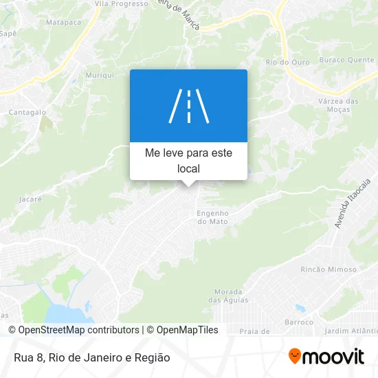 Rua 8 mapa