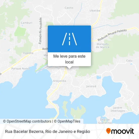 Rua Bacelar Bezerra mapa