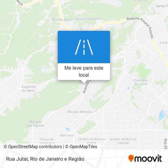 Rua Jutai mapa