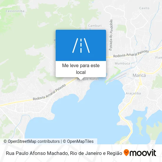 Rua Paulo Afonso Machado mapa