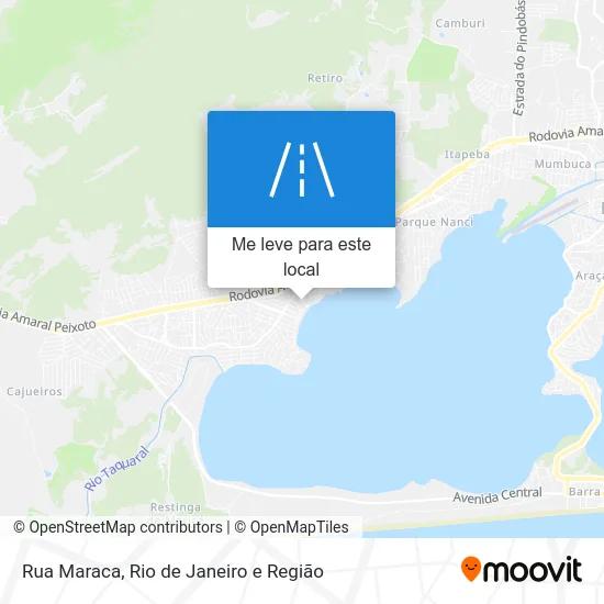 Rua Maraca mapa
