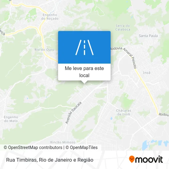Rua Timbiras mapa