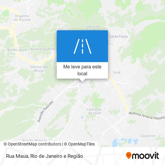 Rua Maua mapa