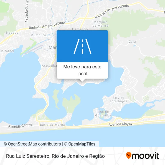 Rua Luiz Seresteiro mapa