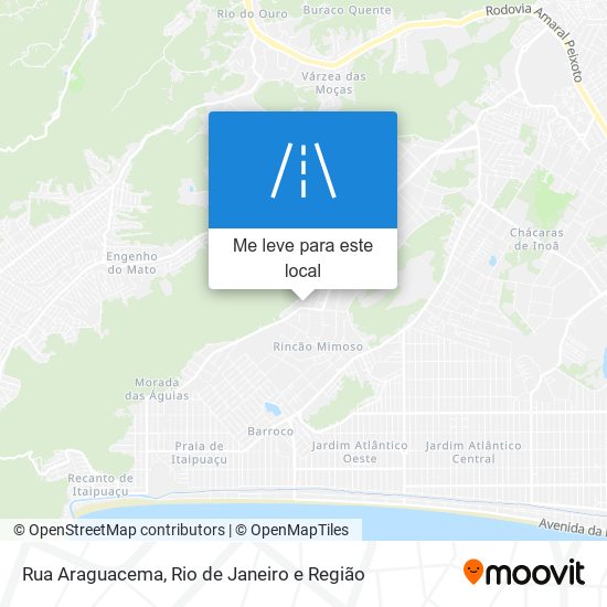 Rua Araguacema mapa