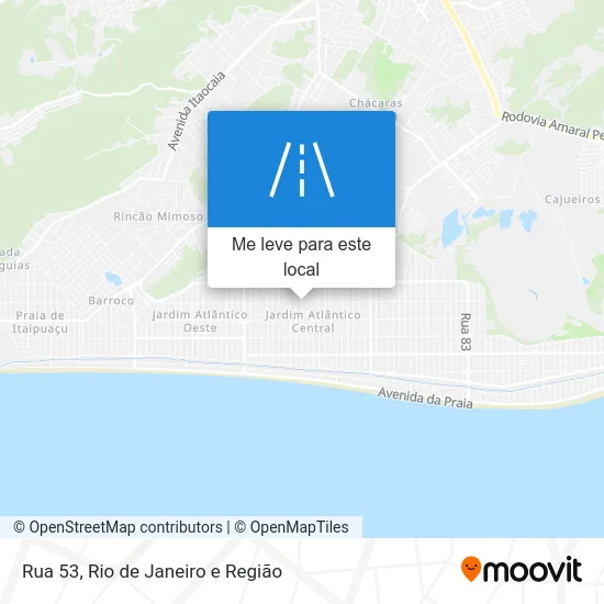Rua 53 mapa
