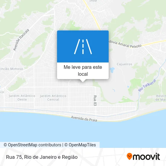 Rua 75 mapa