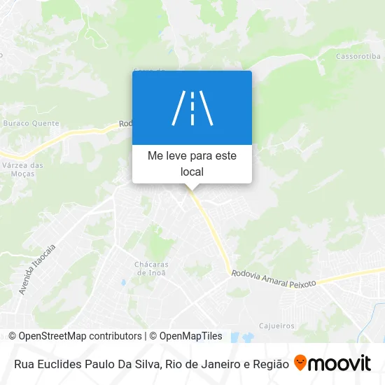 Rua Euclides Paulo Da Silva mapa