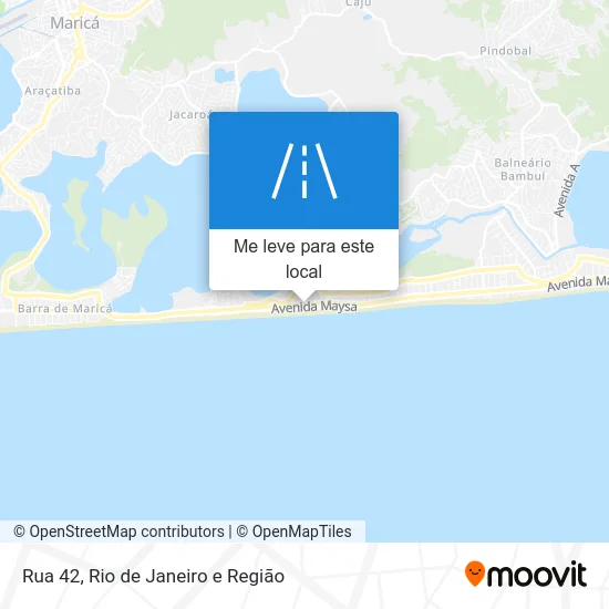 Rua 42 mapa