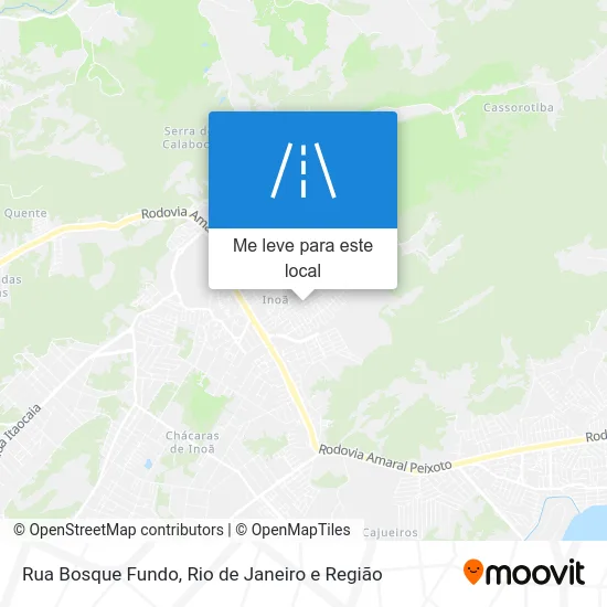 Rua Bosque Fundo mapa