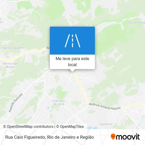 Rua Caio Figueiredo mapa