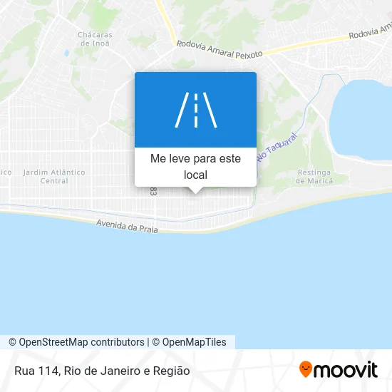 Rua 114 mapa