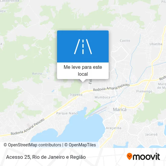 Acesso 25 mapa