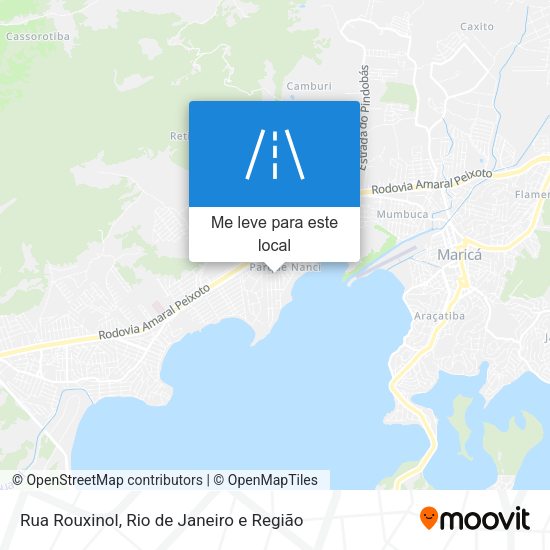 Rua Rouxinol mapa