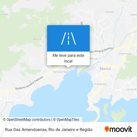 Rua Das Amendoeiras mapa