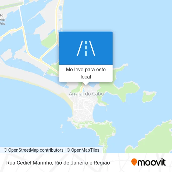 Rua Cediel Marinho mapa