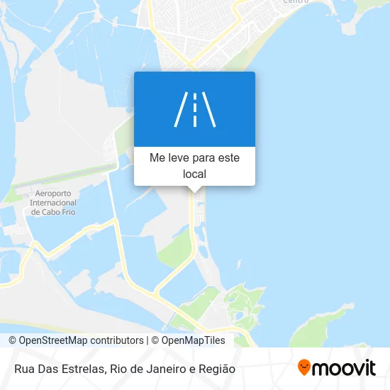 Rua Das Estrelas mapa
