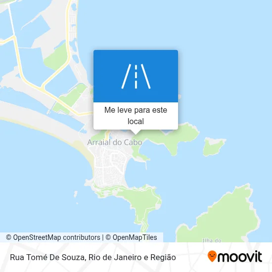 Rua Tomé De Souza mapa