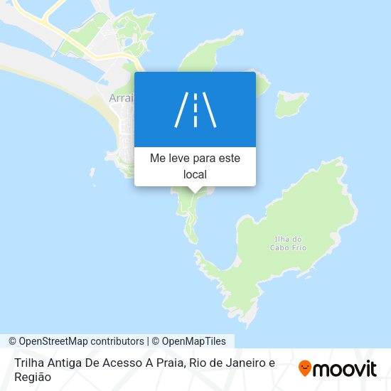 Trilha Antiga De Acesso A Praia mapa