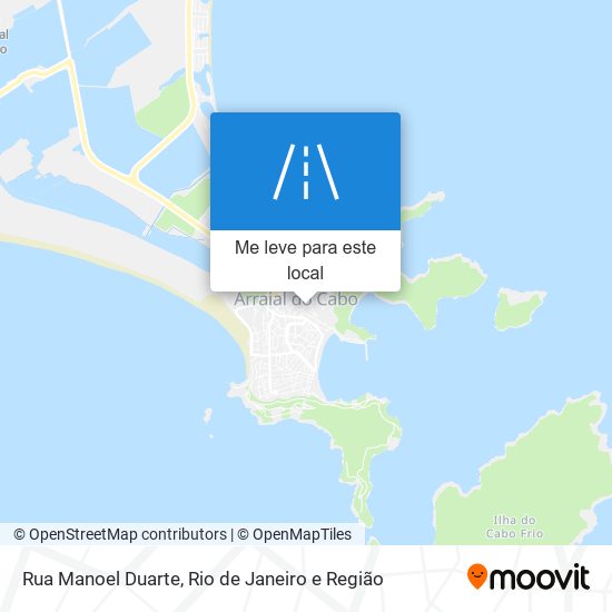 Rua Manoel Duarte mapa