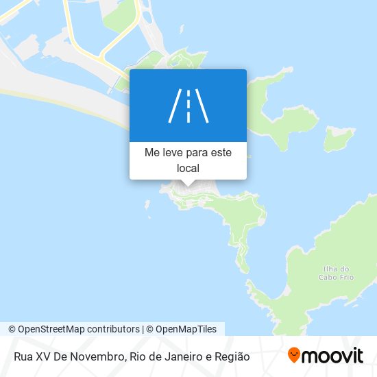 Rua XV De Novembro mapa