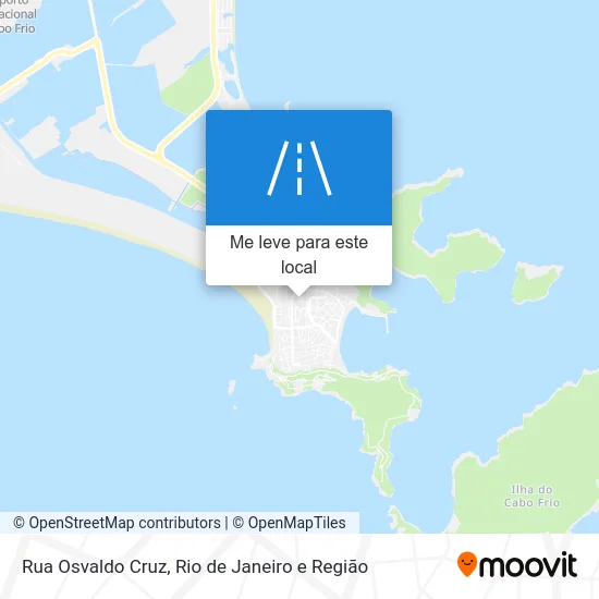 Rua Osvaldo Cruz mapa