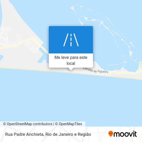 Rua Padre Anchieta mapa