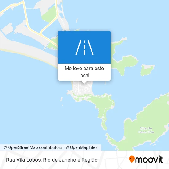 Rua Vila Lobos mapa