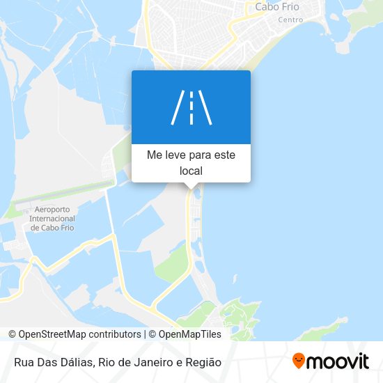 Rua Das Dálias mapa