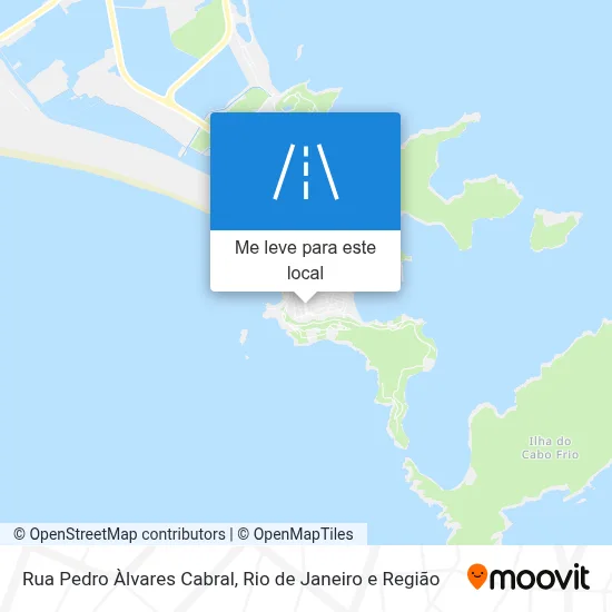 Rua Pedro Àlvares Cabral mapa