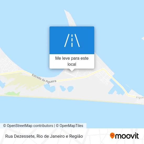 Rua Dezessete mapa
