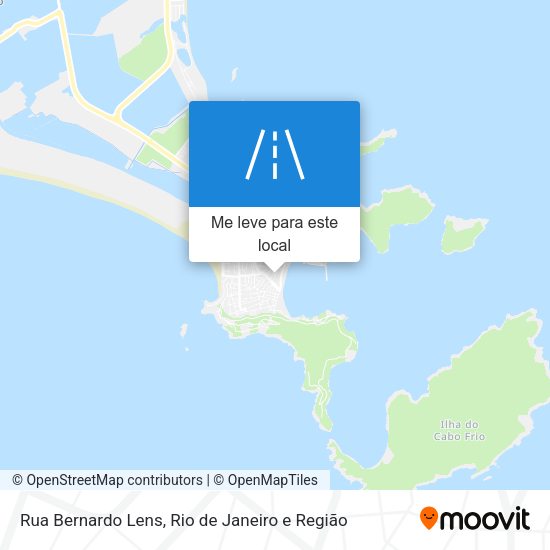 Rua Bernardo Lens mapa
