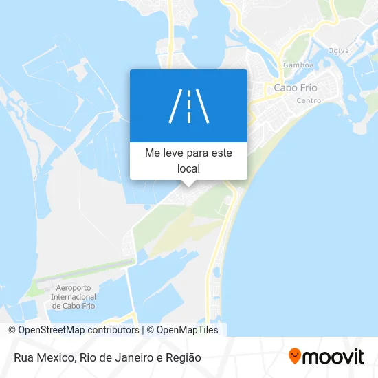Rua Mexico mapa
