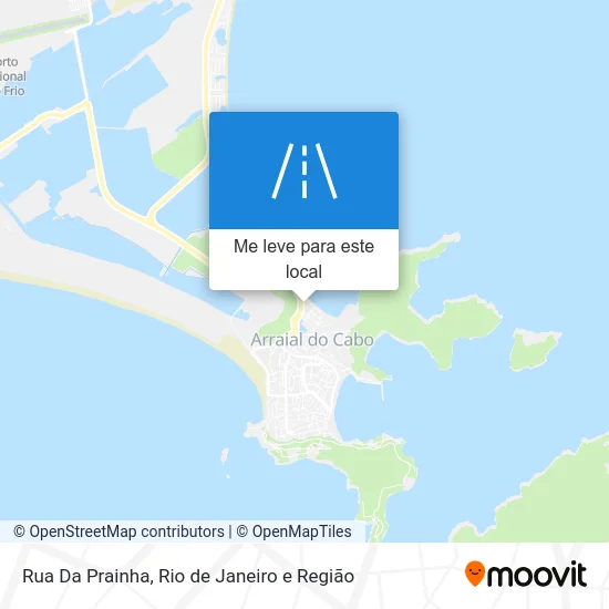 Rua Da Prainha mapa